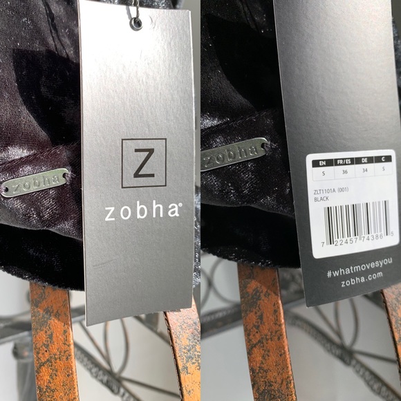 Zobha Sadie Cropped Mock-Neck Top - Picture 4 of 6